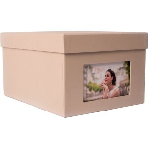 xl foto box Kandra 700 foto 15x20 cm taupe metallico