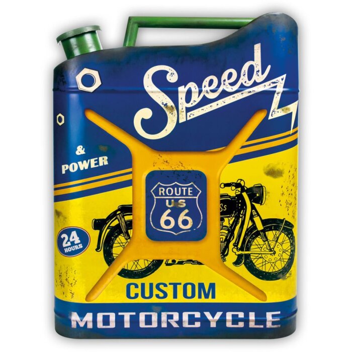 Cartello di latta GASOLINE 3 33x45x5,5 cm