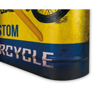Cartello di latta GASOLINE 3 33x45x5,5 cm