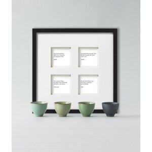 Walther Stockholm 3D Cornice in legno Galleria 4 Foto 10x10 cm nero
