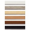 Stockholm 3D Cornice in legno 30x30 cm Doppio Passepartout Nero
