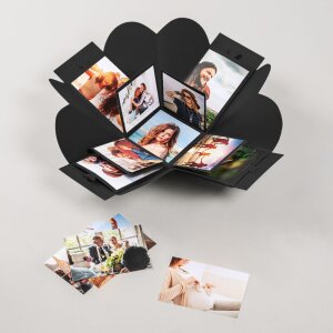 Walther Foto Scatola regalo Esplosione a sorpresa Nero