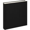 Walther Jumbo Photo Album Panno 30x30 cm nero 100 pagine bianche