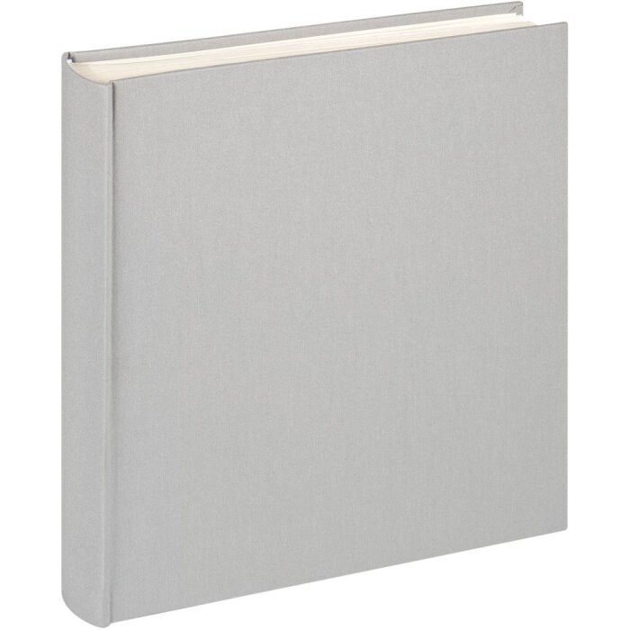 Walther Jumbo Photo Album Panno 30x30 cm Grigio 100 Pagine Bianche