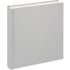 Walther Jumbo Photo Album Panno 30x30 cm Grigio 100 Pagine Bianche