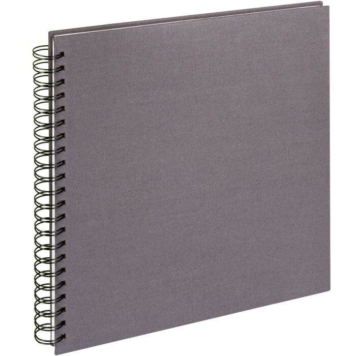 Walther Album a spirale antracite 30x30 cm 50 pagine bianche