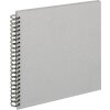 Walther Album a spirale grigio 30x30 cm 50 pagine bianche