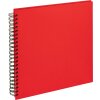 Album a spirale rosso 30x30 cm