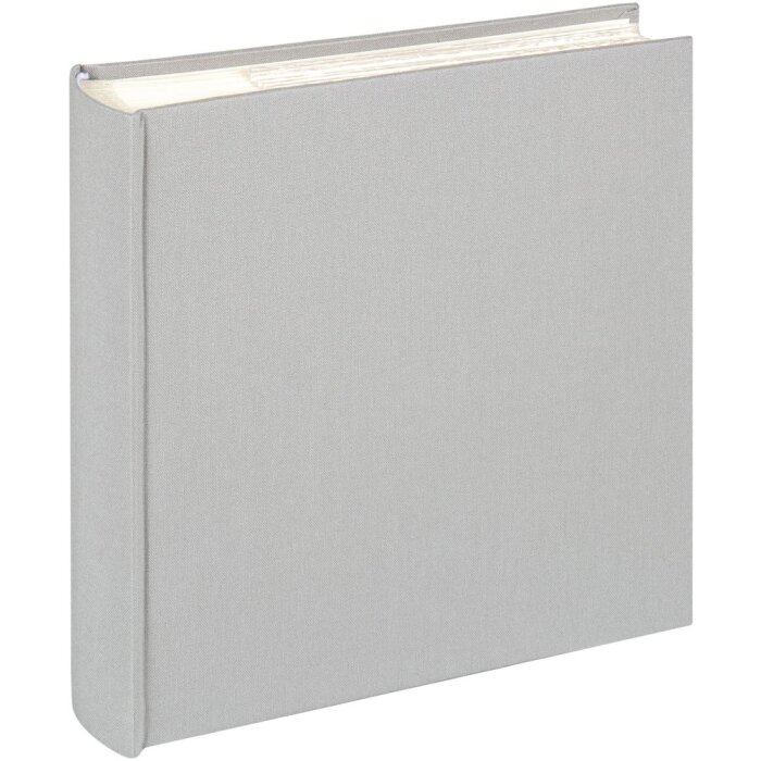 Walther Lino Slip-in Album Cloth 200 foto 10x15 cm grigio Memoalbum
