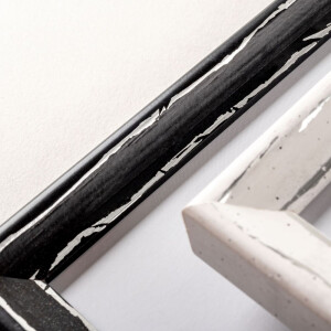 Cornice di legno Metropolis 13x18 cm nero-argento