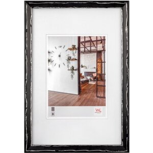 Cornice di legno Metropolis 15x20 cm nero-argento