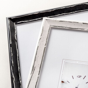 Cornice in legno Metropolis 20x30 cm nero-argento