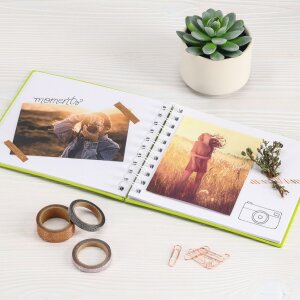 Hama Album a spirale Fine Art nero 18,5x15 cm 30 pagine bianche