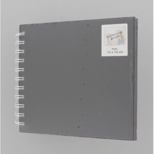 Hama Album a spirale Fine Art nero 18,5x15 cm 30 pagine bianche