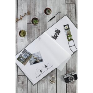 Album fotografico Fine Art 30x30 cm grigio