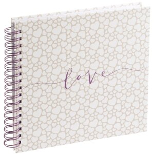 Album a spirale Romance, 28x24 cm, 40 pagine bianche
