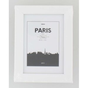 Cornice in plastica Paris 10x15 cm bianco