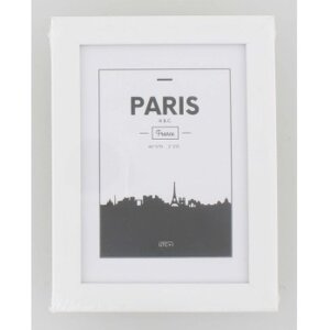 Cornice in plastica Paris 13x18 cm bianco