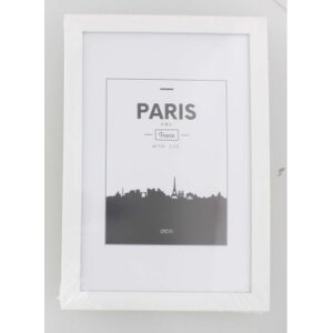 Cornice in plastica Paris 20x30 cm bianco