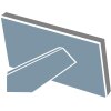 Cornice in plastica Paris 20x30 cm bianco