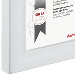 Cornice in plastica Paris 21x30 cm bianco
