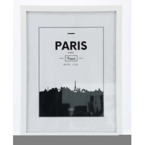 Cornice in plastica Paris 30x40 cm bianco