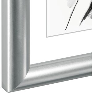 Cornice in plastica Sofia 13x18 cm argento