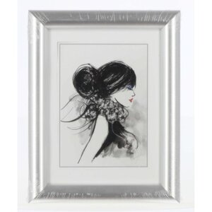 Cornice in plastica Sofia 13x18 cm argento