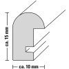 Hama cornice in legno Phoenix 30x45 cm bianco