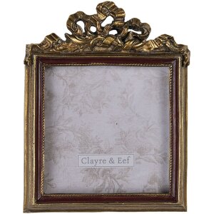 Portafoto 9x1x11 cm - 7x7 cm Clayre & Eef 2F0685
