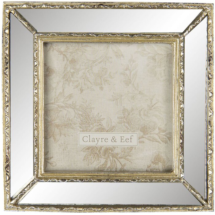 Portafoto 15x2x15 cm - 10x10 cm Clayre & Eef 2F0707