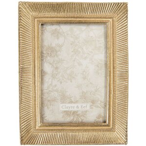 Portafoto 15x2x20 cm - 10x15 cm Clayre & Eef 2F0762