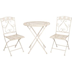 Tavolo + 2 sedie Ø 70x76 cm - 39x48x91 cm (2...
