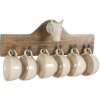 Appendiabiti con tazze 48x9x17 cm Clayre & Eef 64537