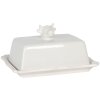 Piatto da burro Mucca 18x14x8 cm Clayre & Eef 6CE1136