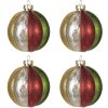 Pupazzi per lalbero di Natale Ø 8 cm (set di 4) Clayre & Eef 6GL2736