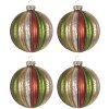 Pettorali per albero di Natale Ø 8 cm (set di 4) Clayre & Eef 6GL2737