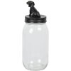 Barattolo con coperchio Ø 8x22 cm Clayre & Eef 6GL2779
