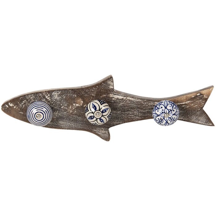 Appendiabiti Pesce 33x5x10 cm Clayre & Eef 6H1849