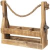 Portabottiglie con apribottiglie 32x11x32 cm Clayre & Eef 6H1882