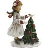 Decorazione Bambino con albero di Natale 9x5x12 cm Clayre & Eef 6PR2786