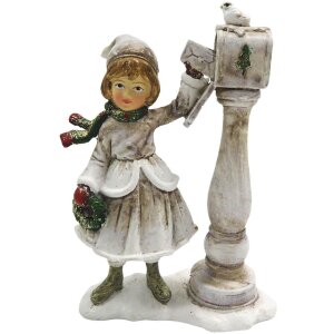 Decorazione Bambino su cassetta delle lettere 8x4x12 cm...