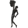 Decorazione murale Uomo arrampicato 9x9x32 cm Clayre & Eef 6PR2903