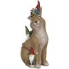 Decorazione Coniglio con gnomi 18x11x30 cm Clayre & Eef 6PR2965