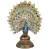 Decorazione Pavone 22x12x30 cm Clayre & Eef 6PR3013
