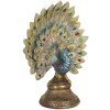 Decorazione Pavone 22x12x30 cm Clayre & Eef 6PR3013