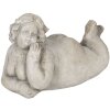 Decorazione Donna sdraiata 17x9x12 cm Clayre e Eef 6te0284