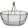 Cestino in ferro 24x16x11-23 cm Clayre & Eef 6Y3756