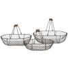 Cestini (3 pezzi) 38x22x10 - 32x18x9 - 29x15x8 cm Clayre & Eef 6Y3772