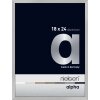 Cornice Nielsen in alluminio Alpha TCSC 18x24 cm argento opaco